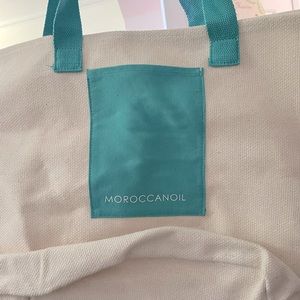 Cute Moroccan oil bag for cosmetics